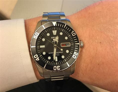 seiko snzf17 vs rolex|Seiko 5 Sports SNZF17 Sea Urchin Review .